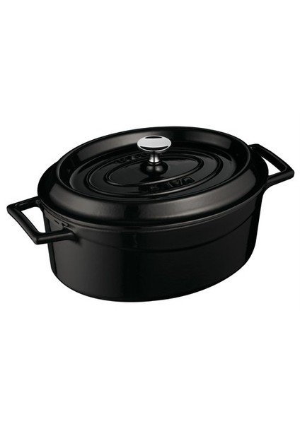 Oval Tencere - Çap(Ø)25 cm. Siyah