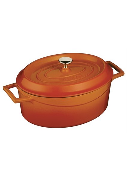Oval Tencere - Çap(Ø)25 cm. Turuncu