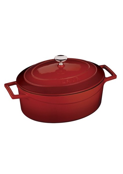 Oval Tencere - Çap(Ø)25 cm. Kırmızı