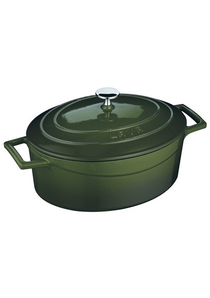Oval Tencere - Çap(Ø)25 cm. Yeşil