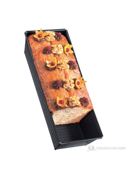 6513 Black Metalic Dikdörtgen Kek Kalıbı 25 cm