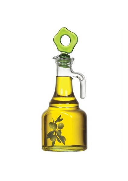 Zeytin Desen Kapaklı Yağdanlık 250 Cc