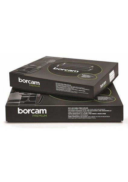 Borcam premium Büyük Kare Fırın Kabı