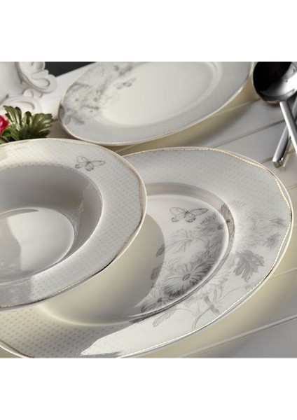 Ar30013 Porselen 84 Parça 12 Kişilik Yemek Takımı