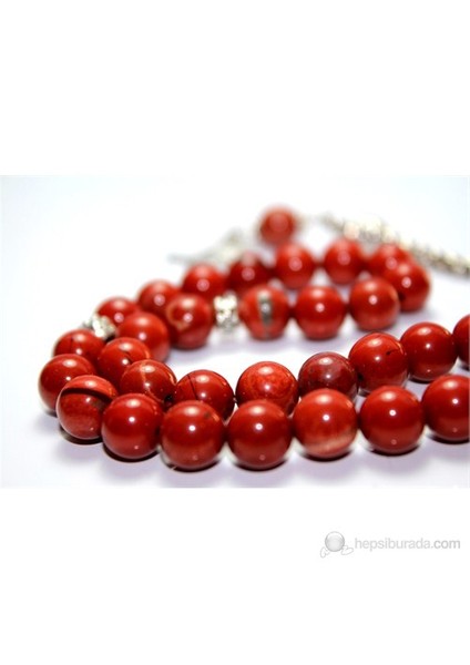 Jasper Taşı Tesbih 8 mm Küre Kesim
