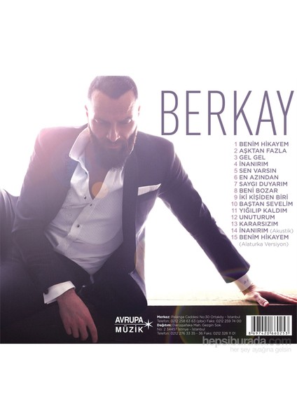 Berkay - Benim Hikayem fiyatları