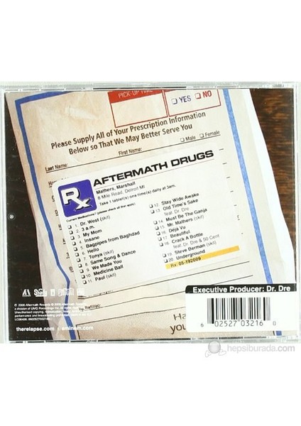 Eminem - Relapse (CD) fiyatları