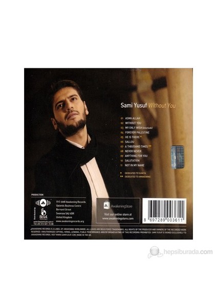 Sami Yusuf - Without You CD