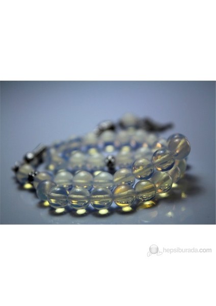 Opal Taşı Tesbih 8 mm Küre Kesim