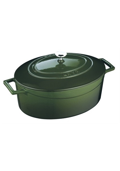 Oval Tencere - Çap(Ø)29 cm. Yeşil