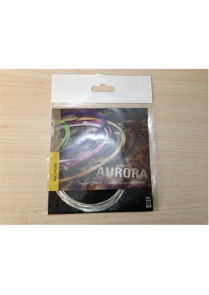 Kısa Sap Saz Teli Aurora Beyaz Bam Tel 018