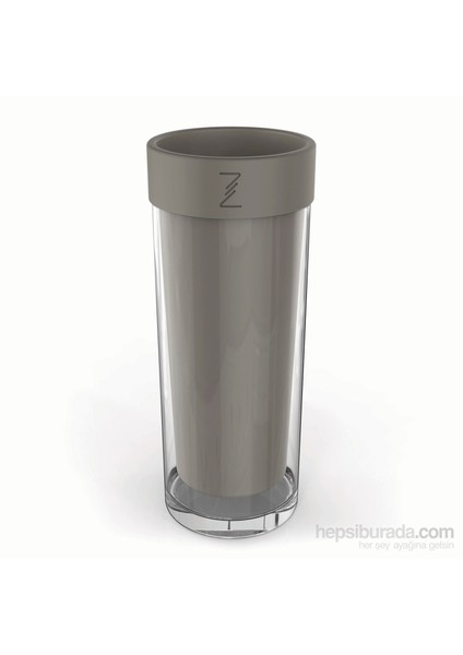Zest Glass Uzun Çatal/Kaşıklık - Gri