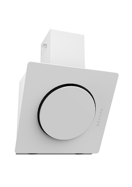 Anthemis 60 W 60 cm Yatay Beyaz Cam Davlumbaz