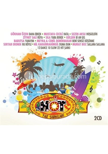 Hot Yaz Şarkıları 2CD