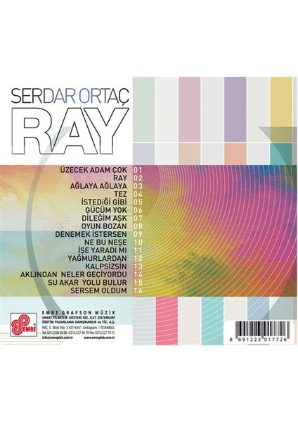 Serdar Ortaç - Ray (CD)