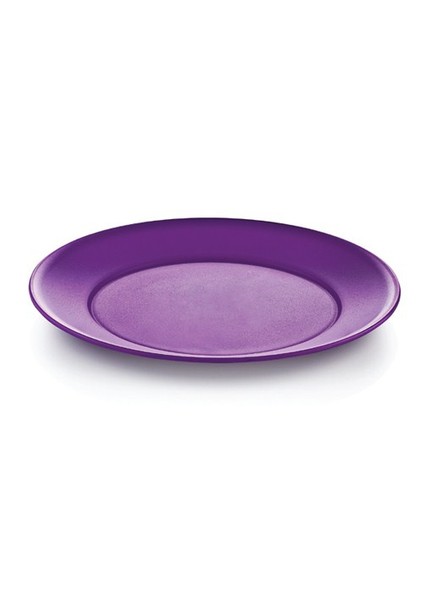 Plastik Yuvarlak Servis Tabağı 6 Lı
