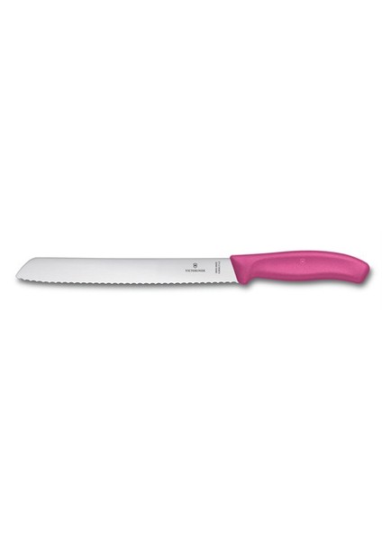 21Cm Ekmek Bıçağı - Blisterli - Pembe