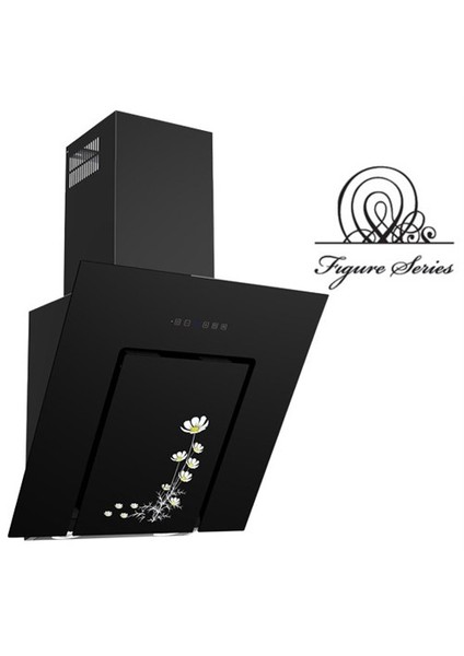 Lumex 6035 Papatya 60 Cm Dekoratif Yatay Cam Davlumbaz