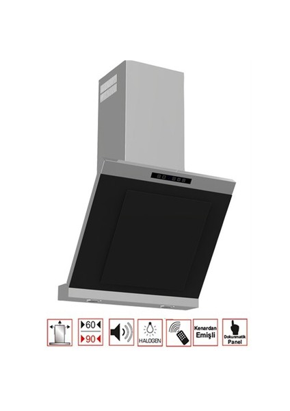 Violet 8030 60 Cm Dekoratif Yatay Davlumbaz fiyatları