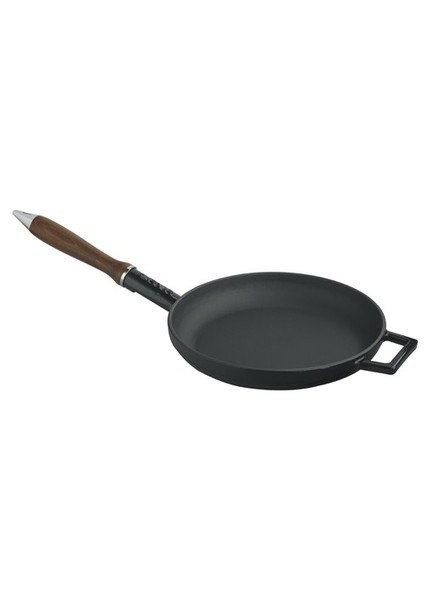 Kızartma Tavası Çap(Ø)24 Cm. Ahşap Kulplu Siyah fiyatları