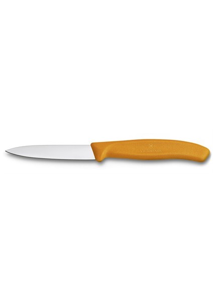 8Cm Soyma Bıçağı (Düz Ağızlı) - Turuncu