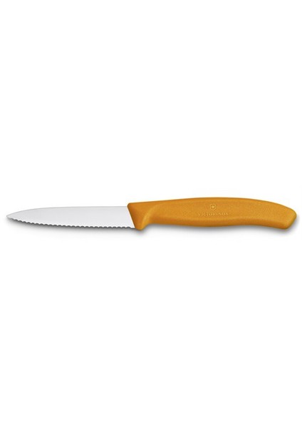 8Cm Soyma Bıçağı (Testere Ağızlı) - Turuncu