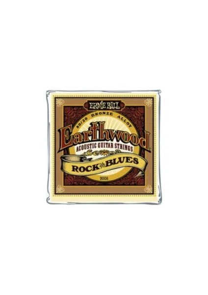 Ernie Ball 2008 Rock Blues 10-52 Akustik Gitar Teli