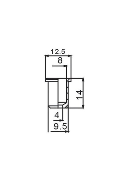 SM2/CR String Mounting Ferrules (Krom)