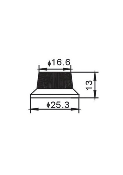 Dr Parts Pnb1Vbk Plastik Ton Düğmesi