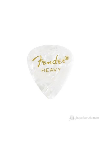 351 Shape Premium Picks, Heavy, 12 Pack, White