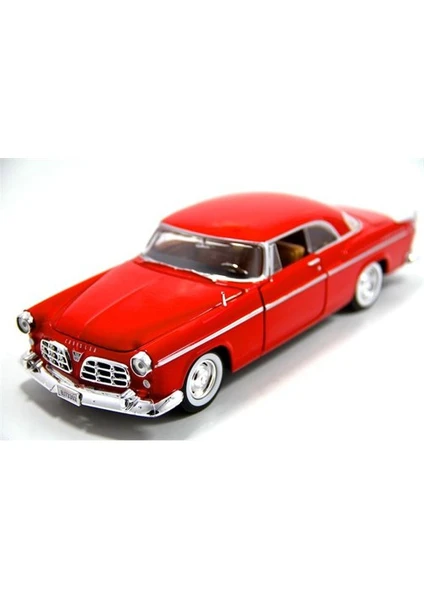 1:24 1955 Chrysler C300 -Kırmızı Model Araba