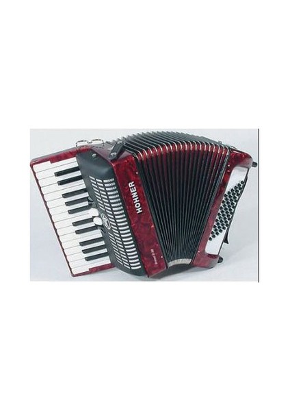 Bravo II 48 Akordeon (Kırmızı)