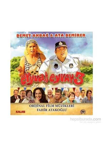 Eyvah Eyvah 3 - Fahir Atakoğlu Film Müzikleri ( CD )