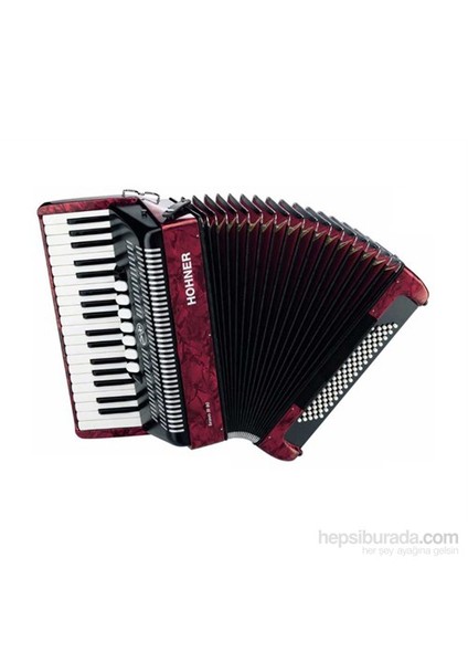 Bravo III 80 Akordiyon (Kırmızı)