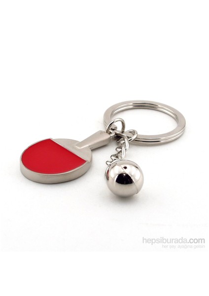 Ping Pong Raket Topu Metal Anahtalık Kc603