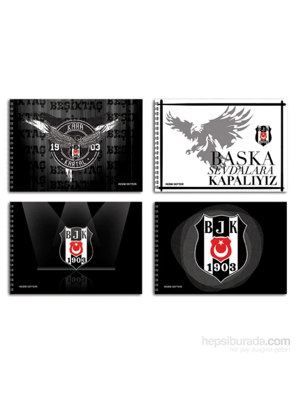 Keskin Color 300115-64 Beşiktaş 17x25 cm Resim Defteri 15 Yaprak