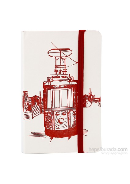 Keskin 9X14 80 Çizgili Renk İstanbul Bloknot (Tramvay)