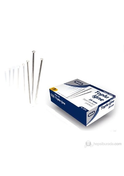330 Toplu iğne 25gr (Nikelli) 28mm 36'lı