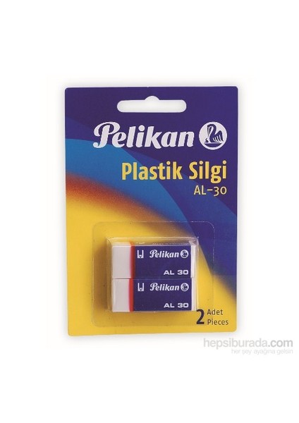 Al-30  Plastik Silgi   2'Li Blıster