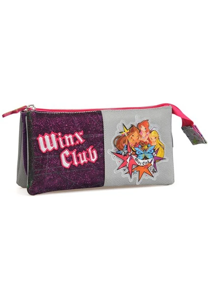 Winx Kalem Çanta Club Silver Tattoo 22 x 11 x 3 cm