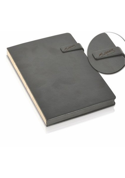 Modelist Deri Defter 9X14 Siyah