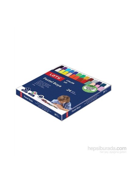 24 Renk Pastel Boya Seti 24 Parça Renkli ve Kullanışlı Kırtasiye Ürünü
