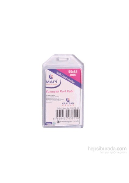 Yumuşak Kart Kabı 54X85mm Dikey 50Adet