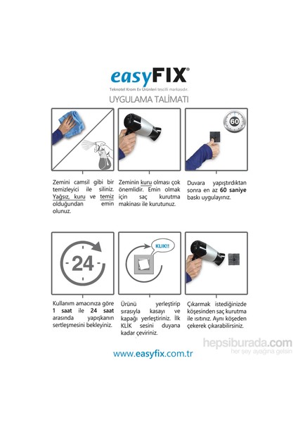 EASYFİX YAPIŞKANLI SABUNLUK KROM EF266