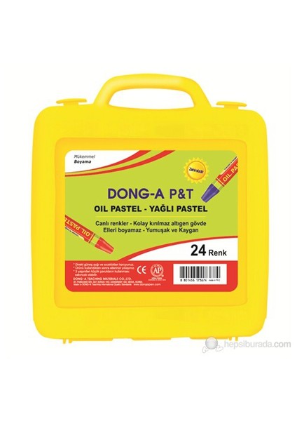 Dong-A 24 Renk Pastel Boya (Plastik Çantalı)