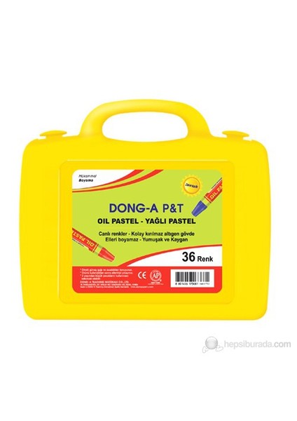 Dong-A 36 Renk Pastel Boya (Plastik Çantalı)