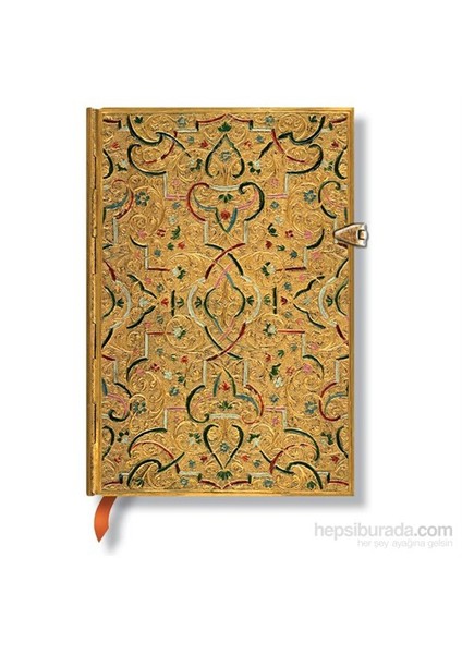 Gold İnlay Midi 120 X 170Mm. 2534-4 Defter