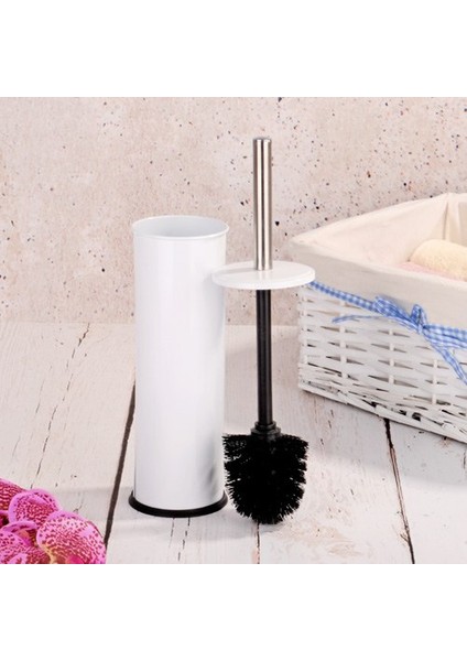 Çelik Tuvalet Fırçası - Beyaz