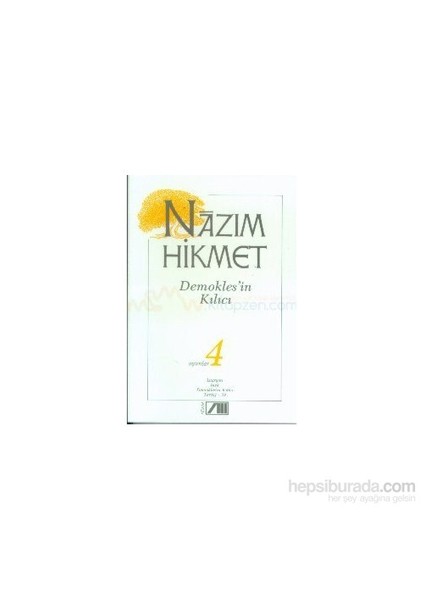 Demokles'İn Kılıcı Oyunlar 4-Nazım Hikmet Ran