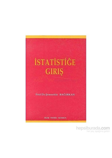 İstatistiğe Giriş